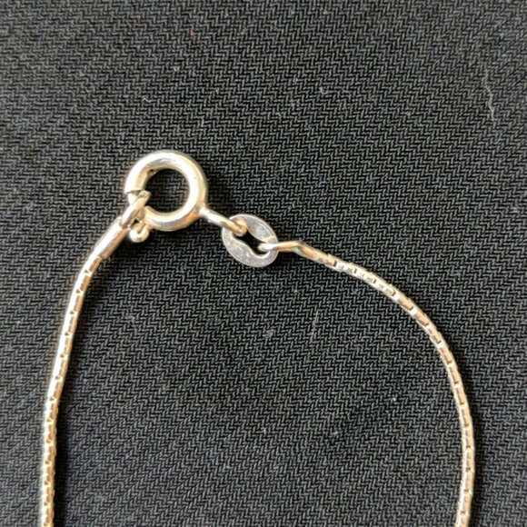 Artisan! Sterling Silver Dainty Choker Necklace - Picture 5 of 5